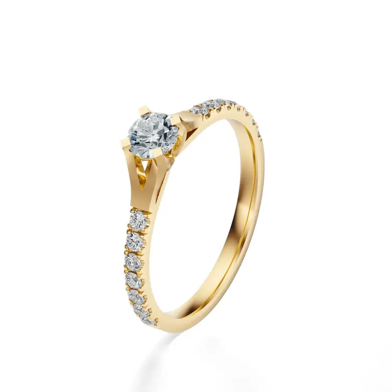 Pierścionek zaręczynowy z diamentami AJPZ_107